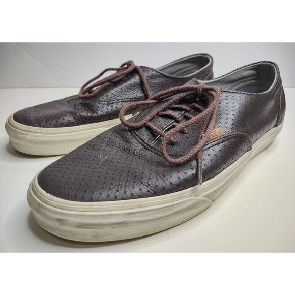 Vans Ultracush Brown Leather Skate Shoe Sneaker Low Top Men's Size 11 - Picture 2 of 11